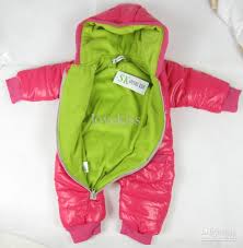Combinaison hiver en coton bébé fille et bébé garçon
