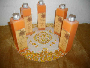 Gel douche corail à l'huile d'argan parfum tropical