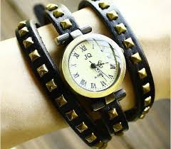 Montre Femme en cuir véritable, JQ