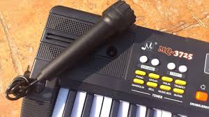 Piano/synthétiseur électronique avec microphone pour enfant