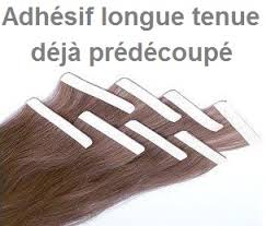 Pack 100 grammes Extensions cheveux humains bandes adhésives pré-collées TAPE, Remy hair, grade excellence, jusqu'à 56 cm